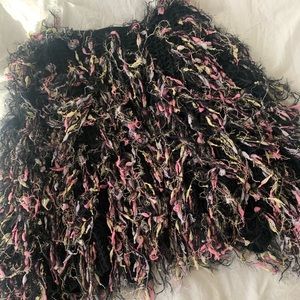 Oversized fringe cardigan, new w tags, small